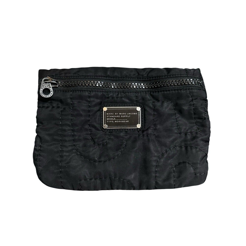 Marc by Marc Jacobs Standard Supply Black Quilted Nylon Zip Pouch
